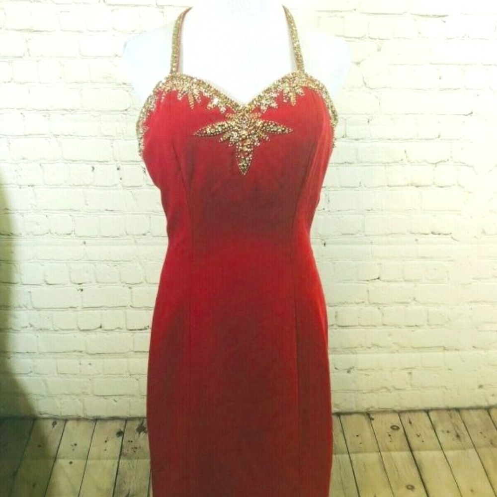 Sterling by Stone Ferris Beaded Dress Size 8